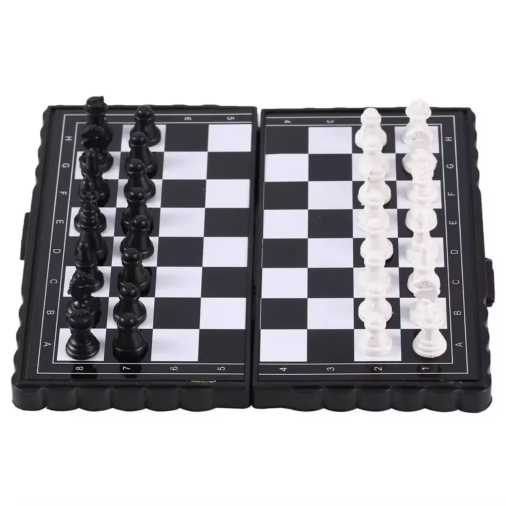 Kids Outdoor Kit - 1Pc Mini Magnetic Chess Set Folding