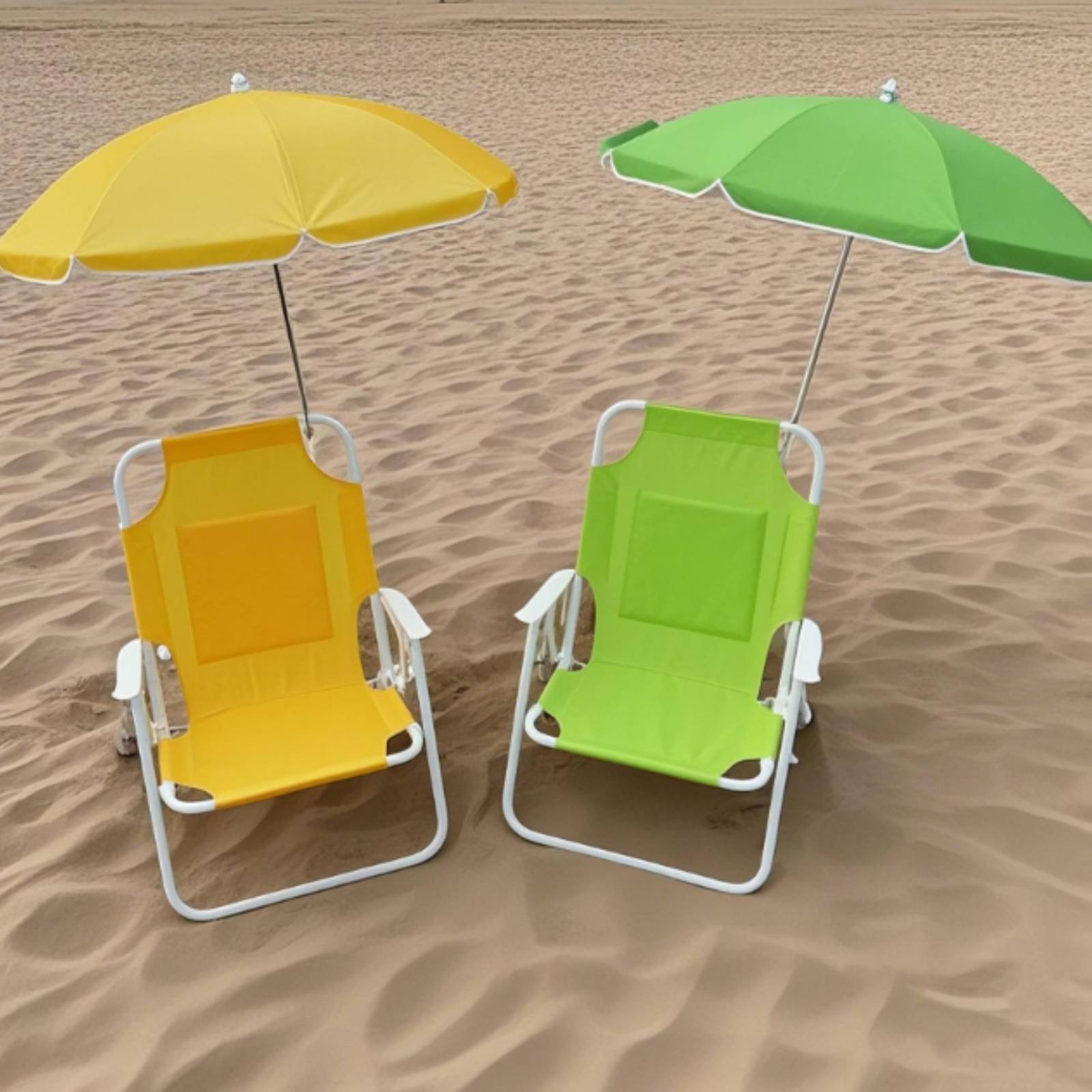 Kids Outdoor Umbrella Chair - Beach Chair with Umbrella Foldable Kids
