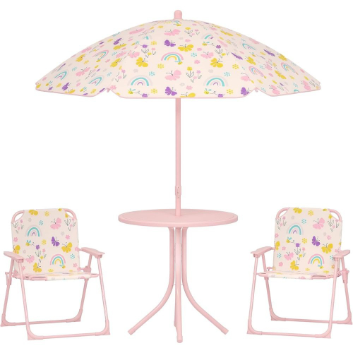 Kids Outdoor Umbrella Chair - Kids Picnic Table and Chair Set,