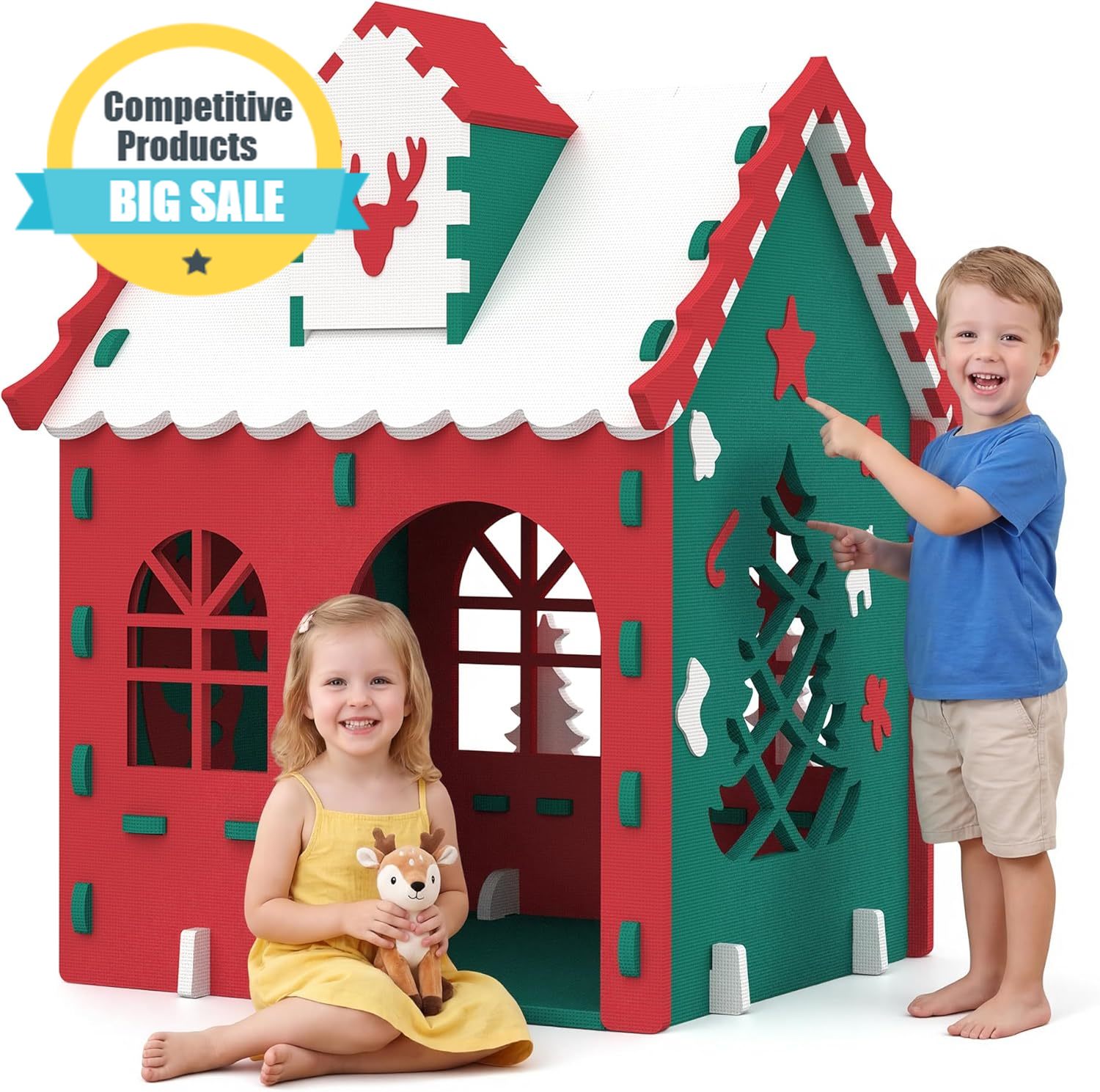 Kids Outdoor House With Kitchen - Fast Delivery & Hot SellingKids Playhouse