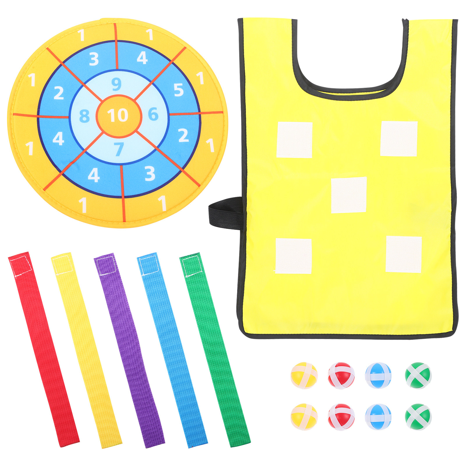 1Set Sticky Ball Vest Kit Cart – Kids Outdoor Kit Bewertung und Preis