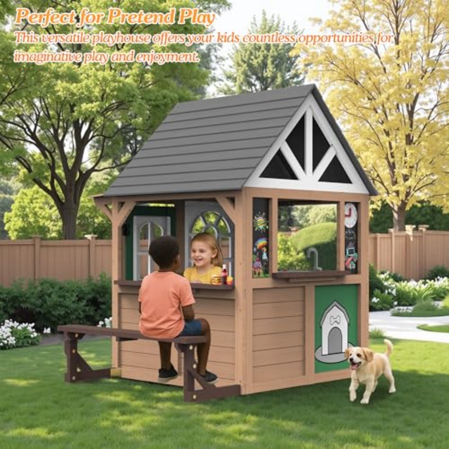 Outdoor play house for kids: f – Kids Outdoor House With Kitchen Bewertung und Preis