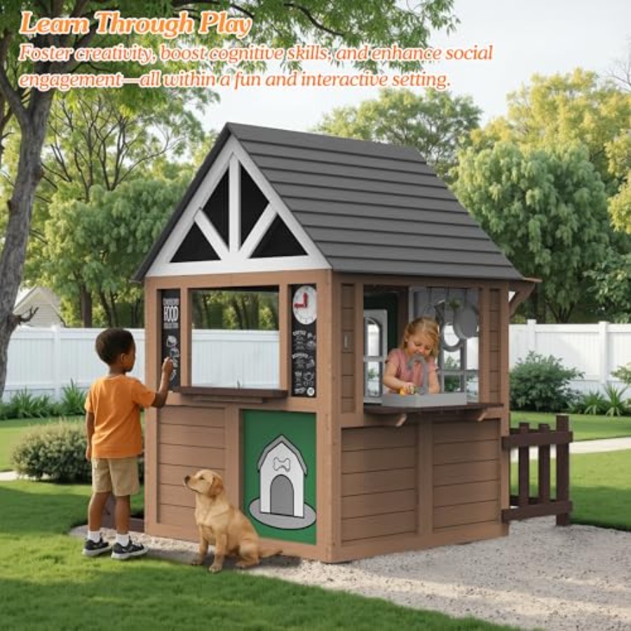 Outdoor play house for kids: f – Kids Outdoor House With Kitchen Bewertung und Preis