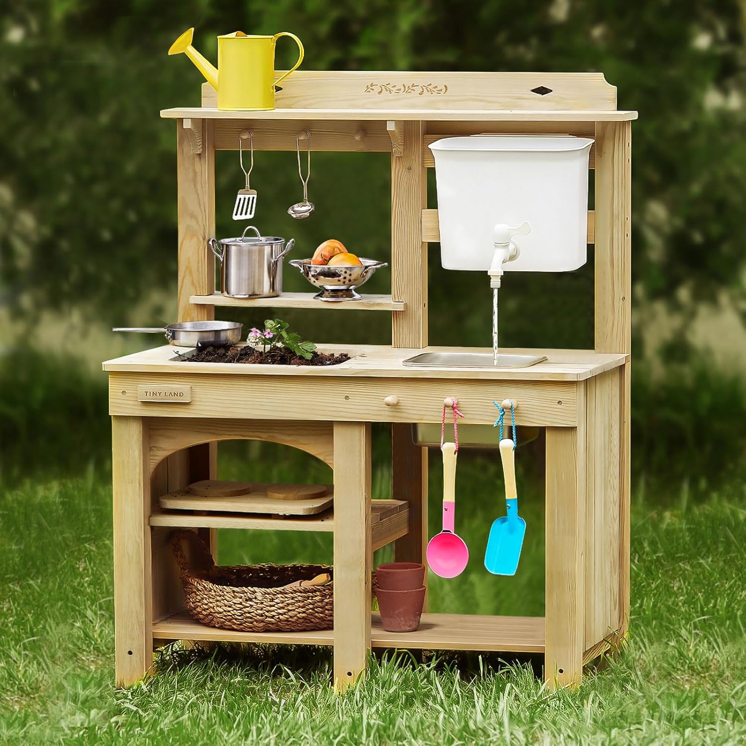 Outdoor Mud Kitchen for Kids,  – Kids Outdoor House With Kitchen Bewertung und Preis