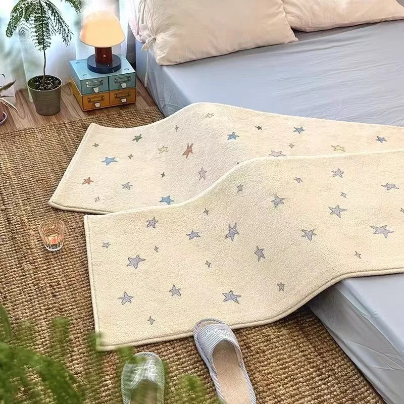 VIKAMA Cute Star Fluffy Rug Fa – Kids Outdoor Mat Waterproof Bewertung und Preis