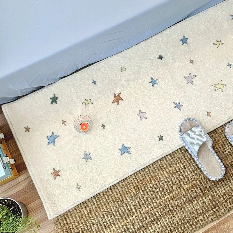 VIKAMA Cute Star Fluffy Rug Fa – Kids Outdoor Mat Waterproof Bewertung und Preis