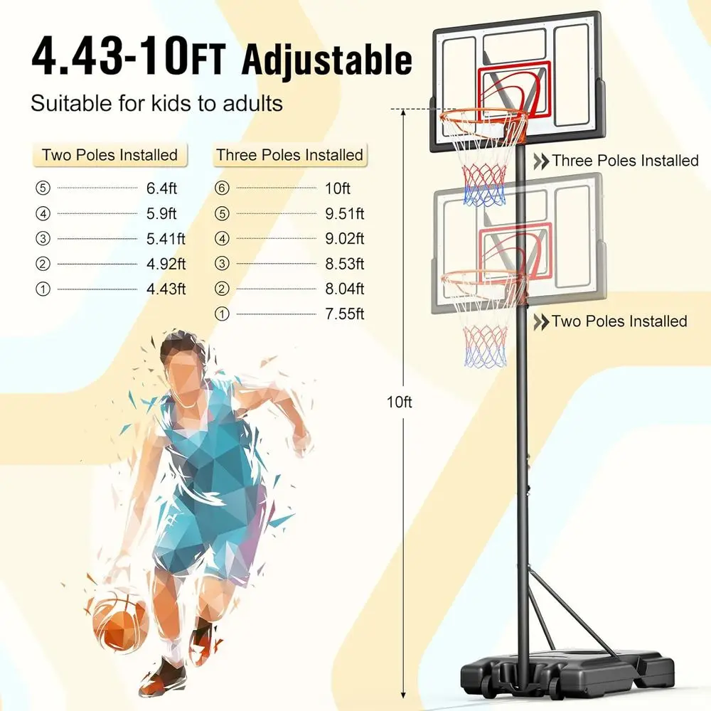 Portable Outdoor Basketball Ho – Kids Outdoor Basketball Bewertung und Preis