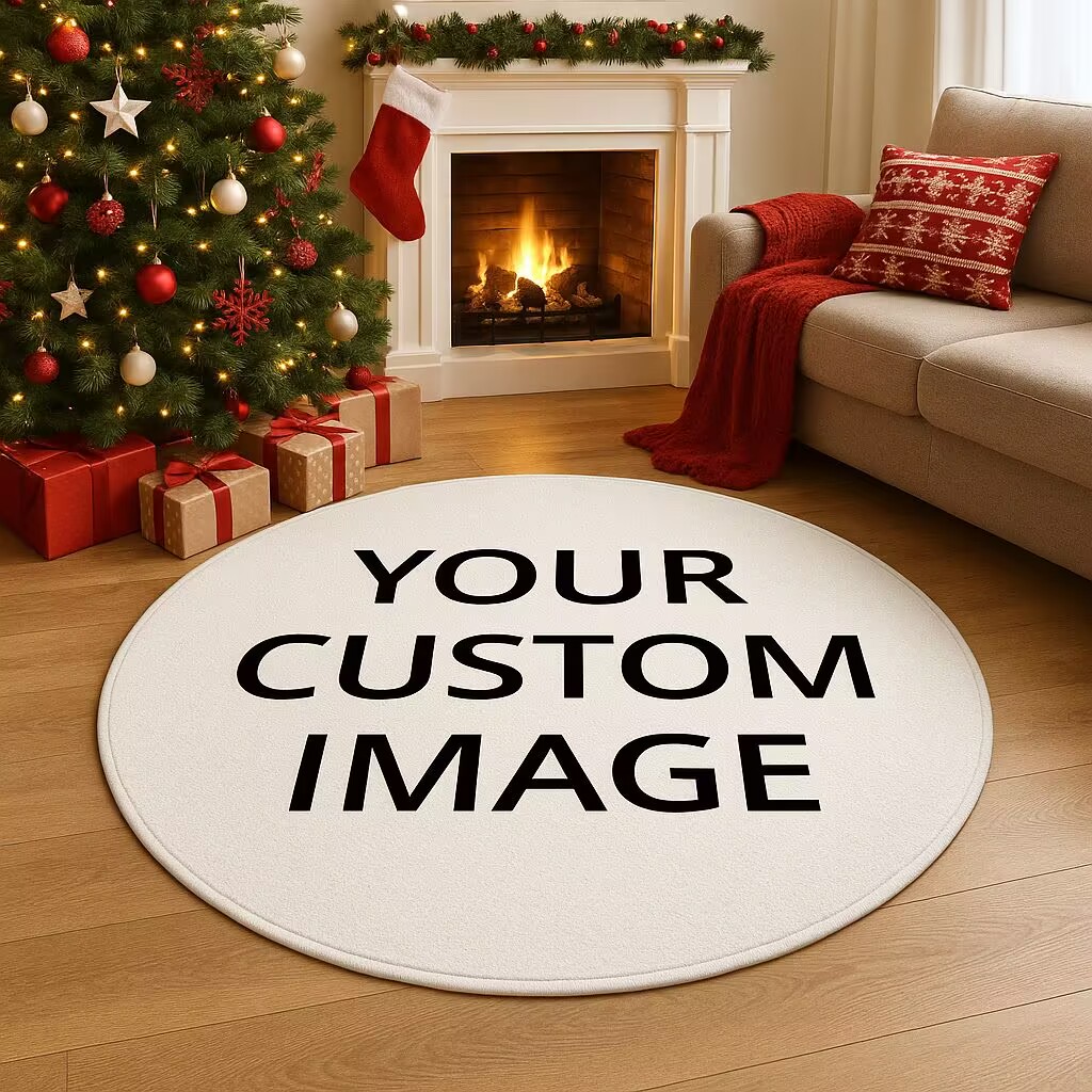 Custom Photo Round Rug for Kid – Kids Outdoor Mat Waterproof Bewertung und Preis