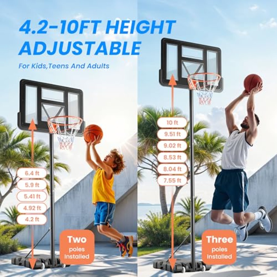 Outdoor adjustable basketball  – Kids Outdoor Basketball Bewertung und Preis