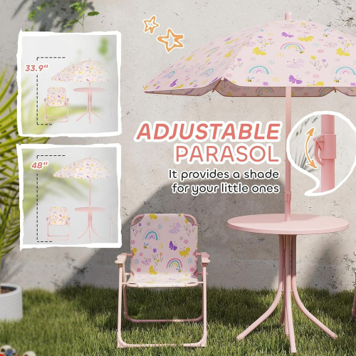 Kids Picnic Table and Chair Se – Kids Outdoor Umbrella Chair Bewertung und Preis