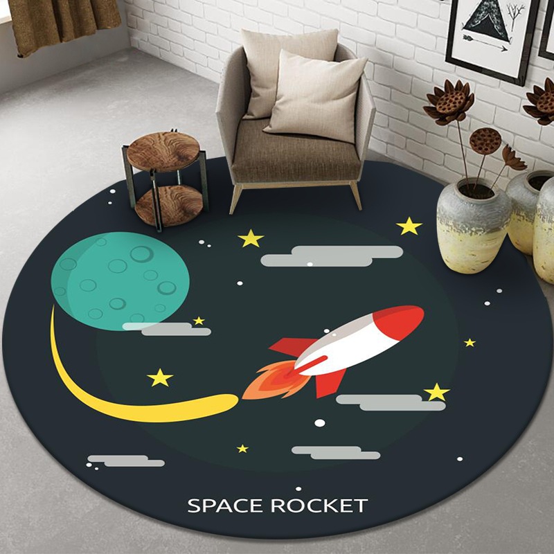 VIKAMA Round Cartoon Carpet fo – Kids Outdoor Mat Waterproof Bewertung und Preis