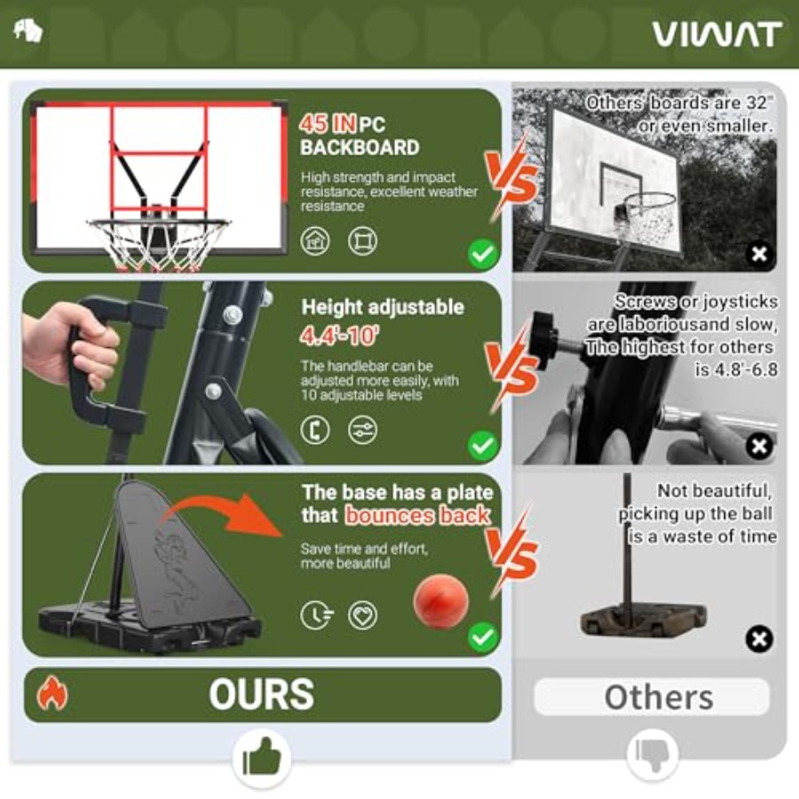 Outdoor/indoor adjustable bask – Kids Outdoor Basketball Bewertung und Preis