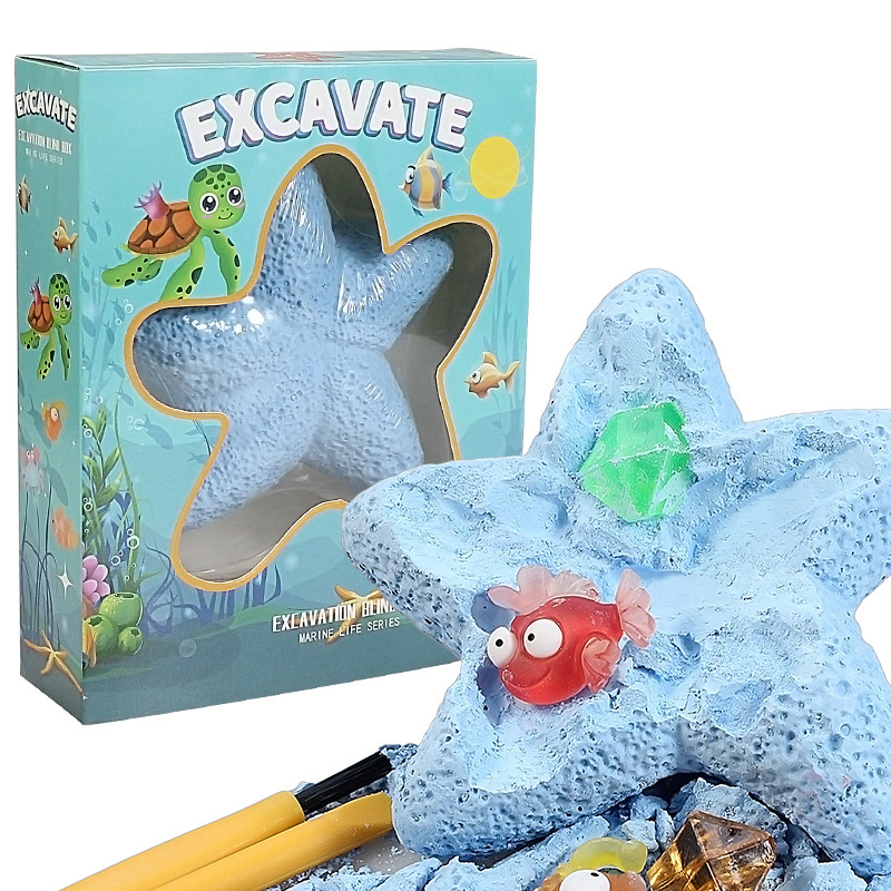 Starfish Marine Life Gemstone  – Kids Outdoor Excavator Bewertung und Preis