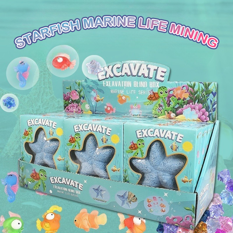 Starfish Marine Life Gemstone  – Kids Outdoor Excavator Bewertung und Preis