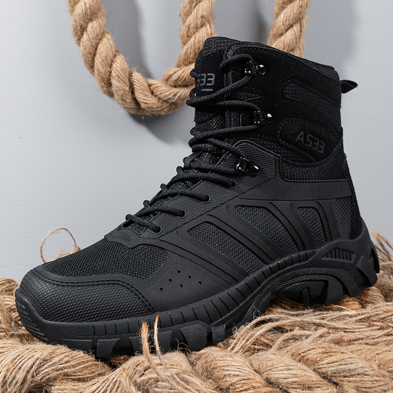 Men Tactical Boots Lace Up Des – Kids Outdoor Climbing Bewertung und Preis