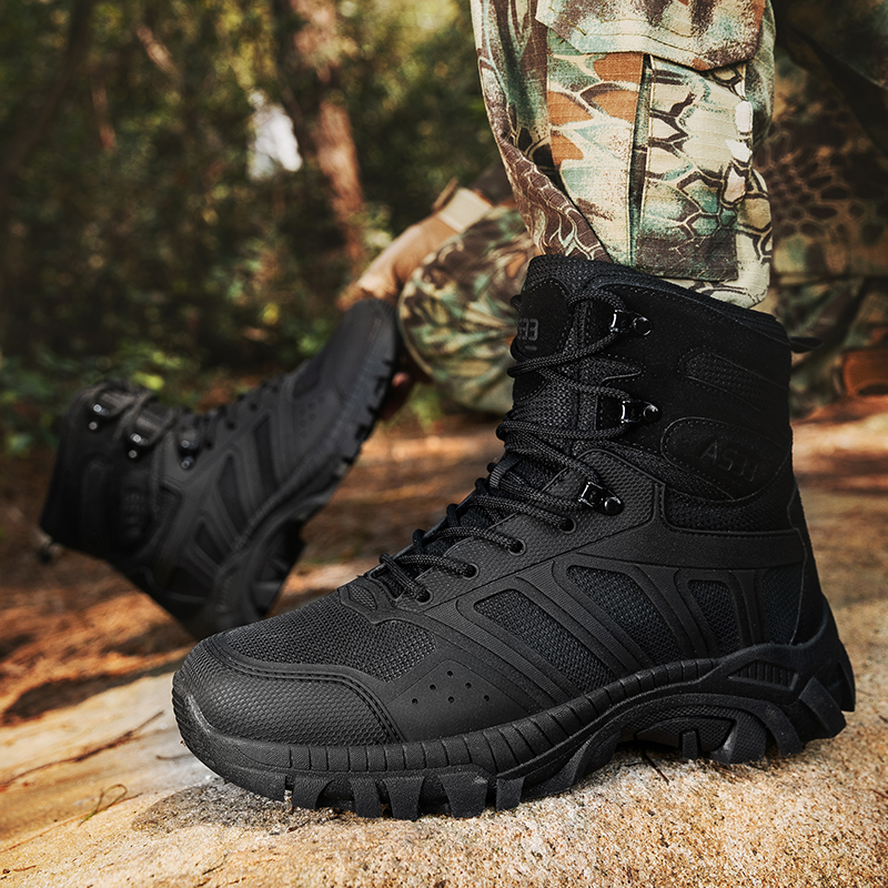 Men Tactical Boots Lace Up Des – Kids Outdoor Climbing Bewertung und Preis