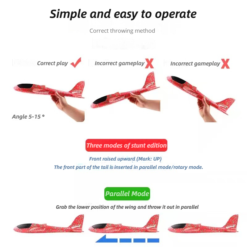 48cm Large Foam Airplane Child – Kids Outdoor Kit Bewertung und Preis