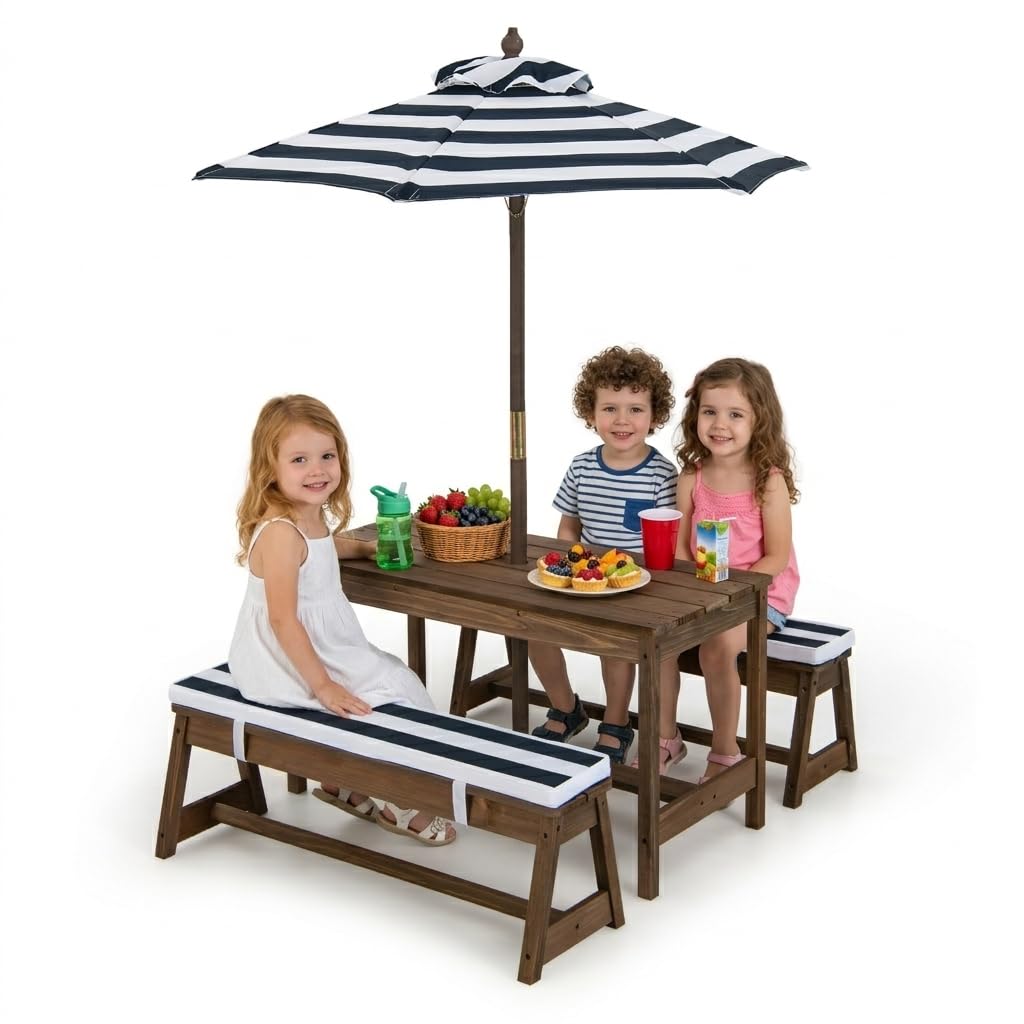 Height Adjustable Wooden Kids  – Kids Outdoor Umbrella Chair Bewertung und Preis