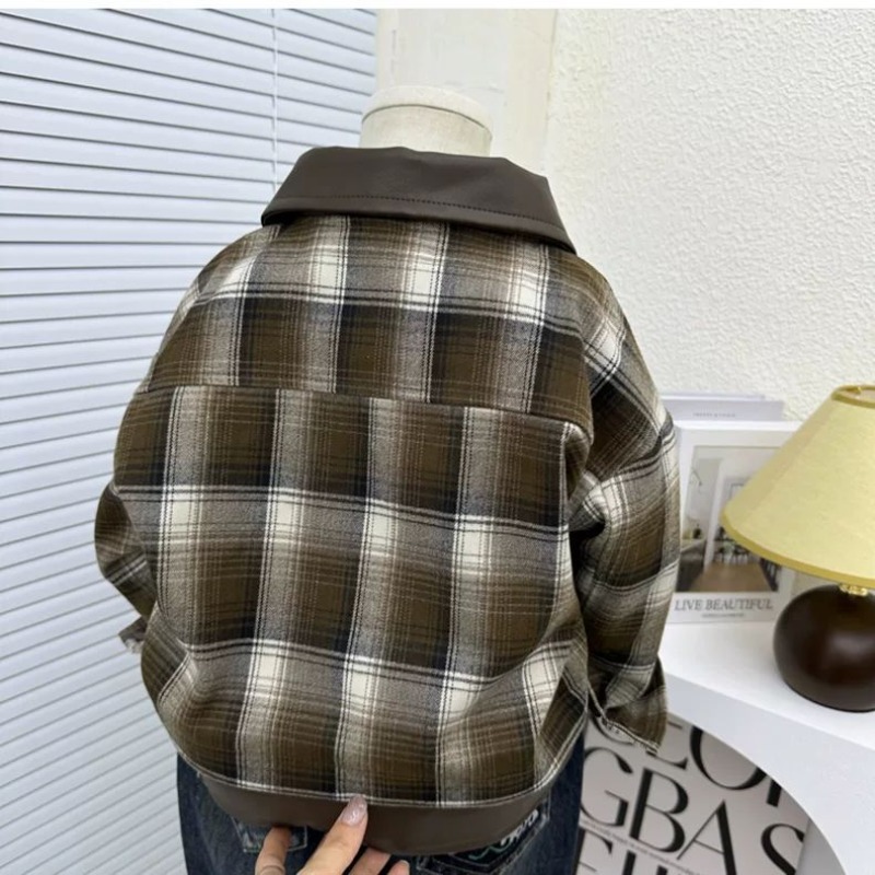 Children's Plaid Jacket Boys S – Kids Outdoor Jacket Bewertung und Preis