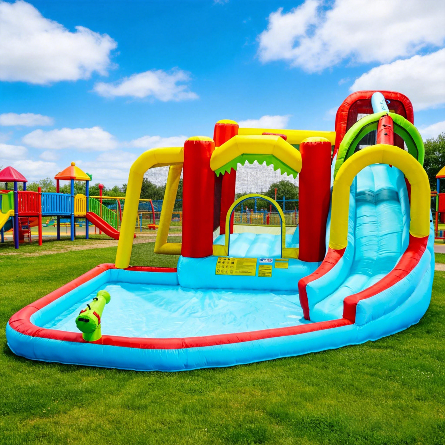 7in1 Inflatable Water Slide Pa – Kids Outdoor Water Bewertung und Preis