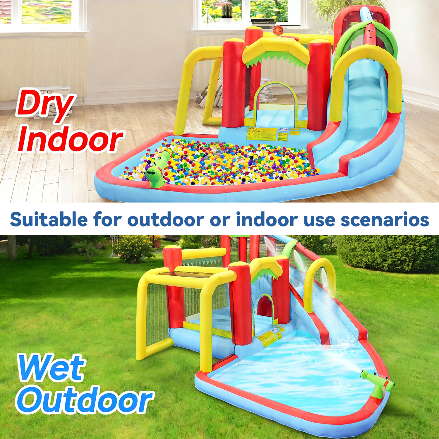 7in1 Inflatable Water Slide Pa – Kids Outdoor Water Bewertung und Preis