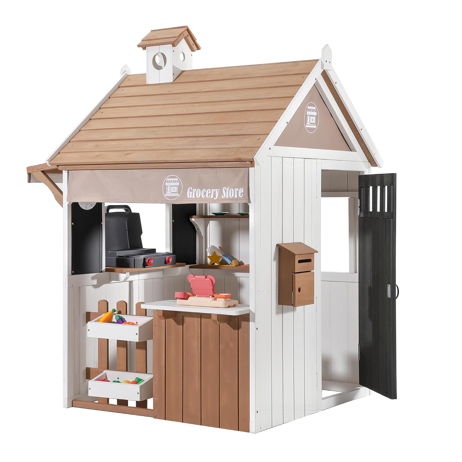 2-in-1 Cedar Wooden Kids Outdo – Kids Outdoor Grill Bewertung und Preis
