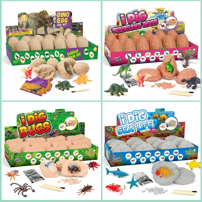12PCS Archeological Dinosaur E – Kids Outdoor Excavator Bewertung und Preis
