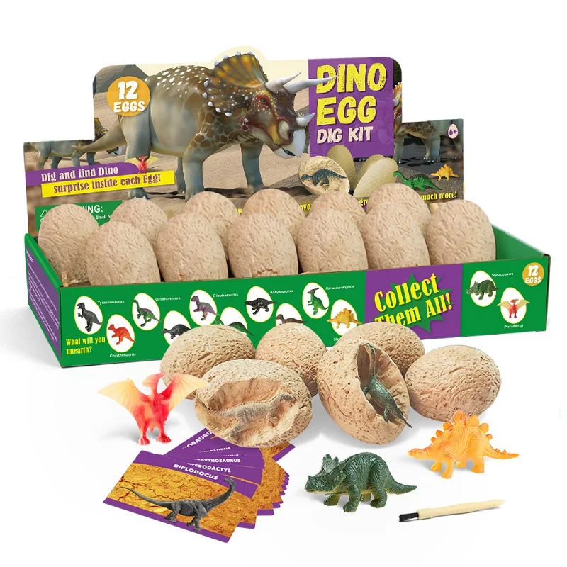 12PCS Archeological Dinosaur E – Kids Outdoor Excavator Bewertung und Preis