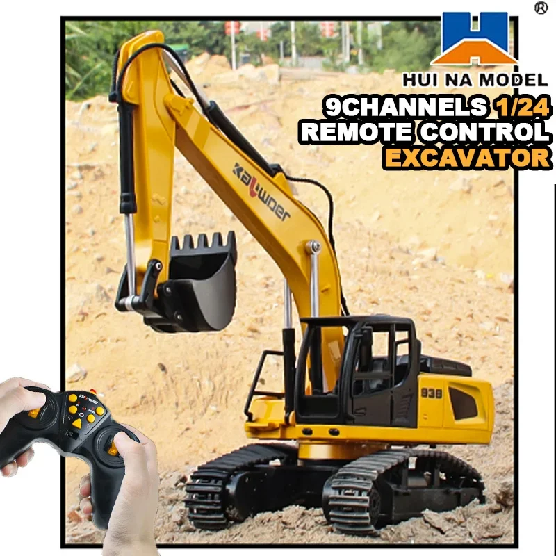 Huina Rc Excavator 1/24 9Ch Re – Kids Outdoor Excavator Bewertung und Preis