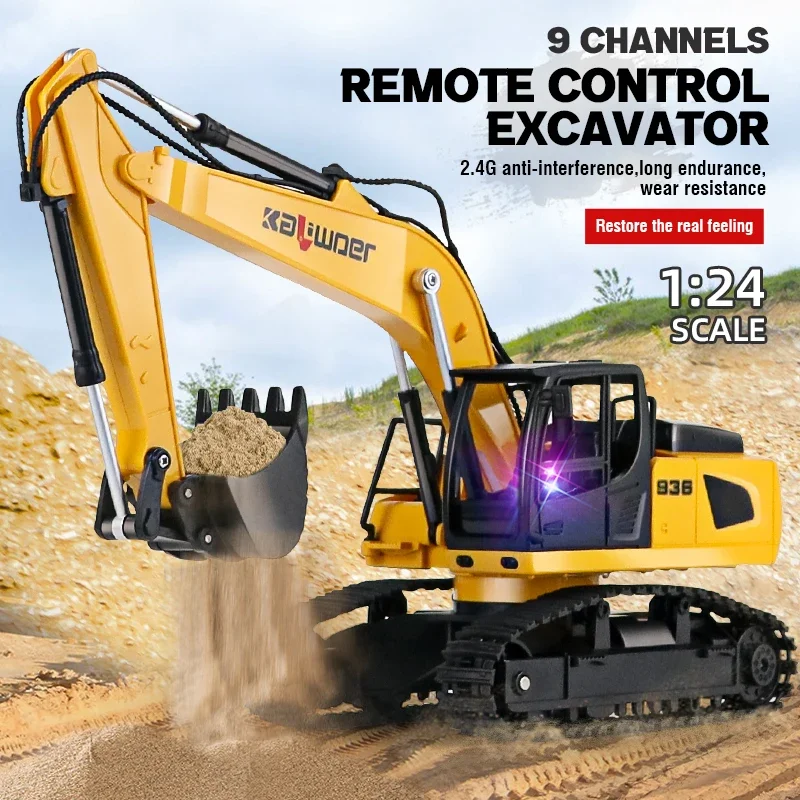 Huina Rc Excavator 1/24 9Ch Re – Kids Outdoor Excavator Bewertung und Preis