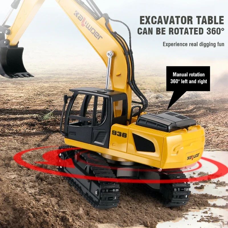 Huina Rc Excavator 1/24 9Ch Re – Kids Outdoor Excavator Bewertung und Preis