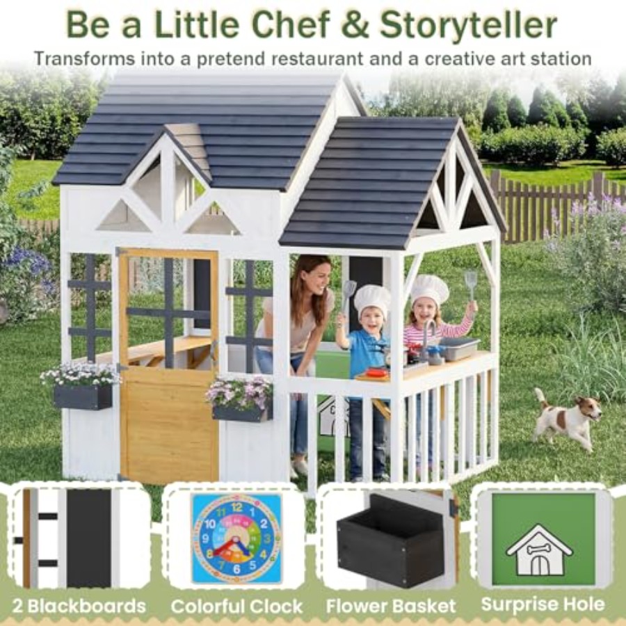 Outdoor play house for kids: w – Kids Outdoor House With Kitchen Bewertung und Preis