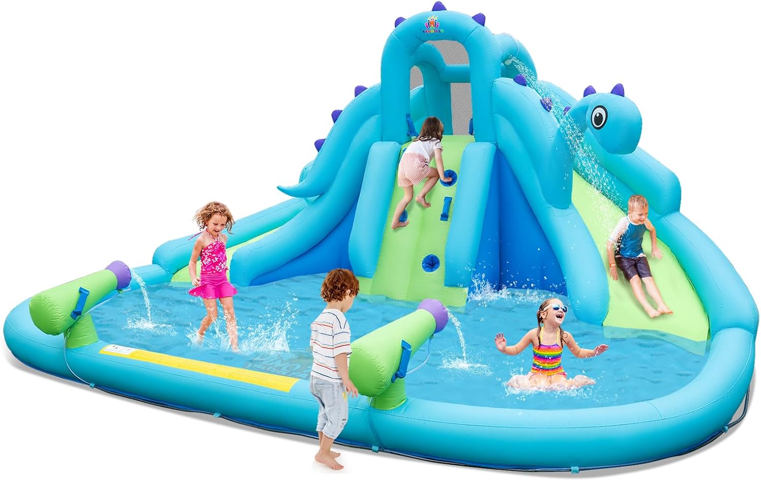 Inflatable Water Slide, Dinosa – Kids Outdoor Climbing Bewertung und Preis