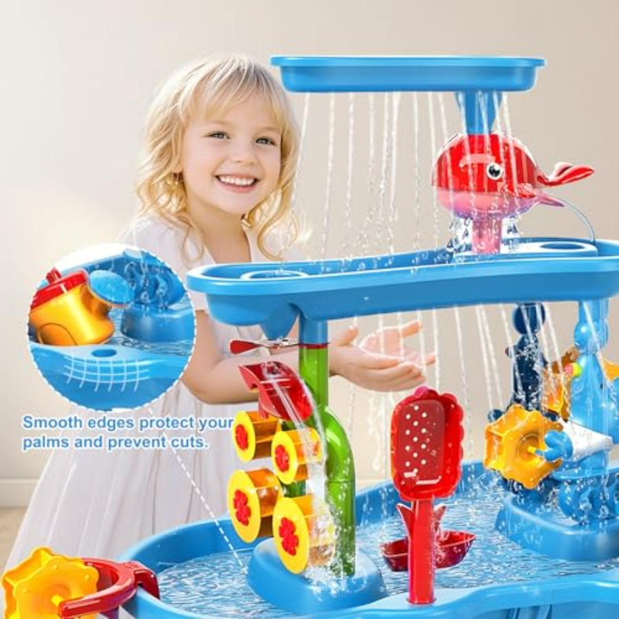 Water Table for Toddlers 3-5 3 – Kids Outdoor Water Play Bewertung und Preis