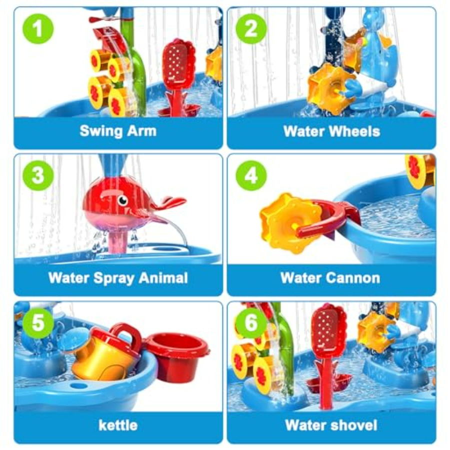 Water Table for Toddlers 3-5 3 – Kids Outdoor Water Play Bewertung und Preis