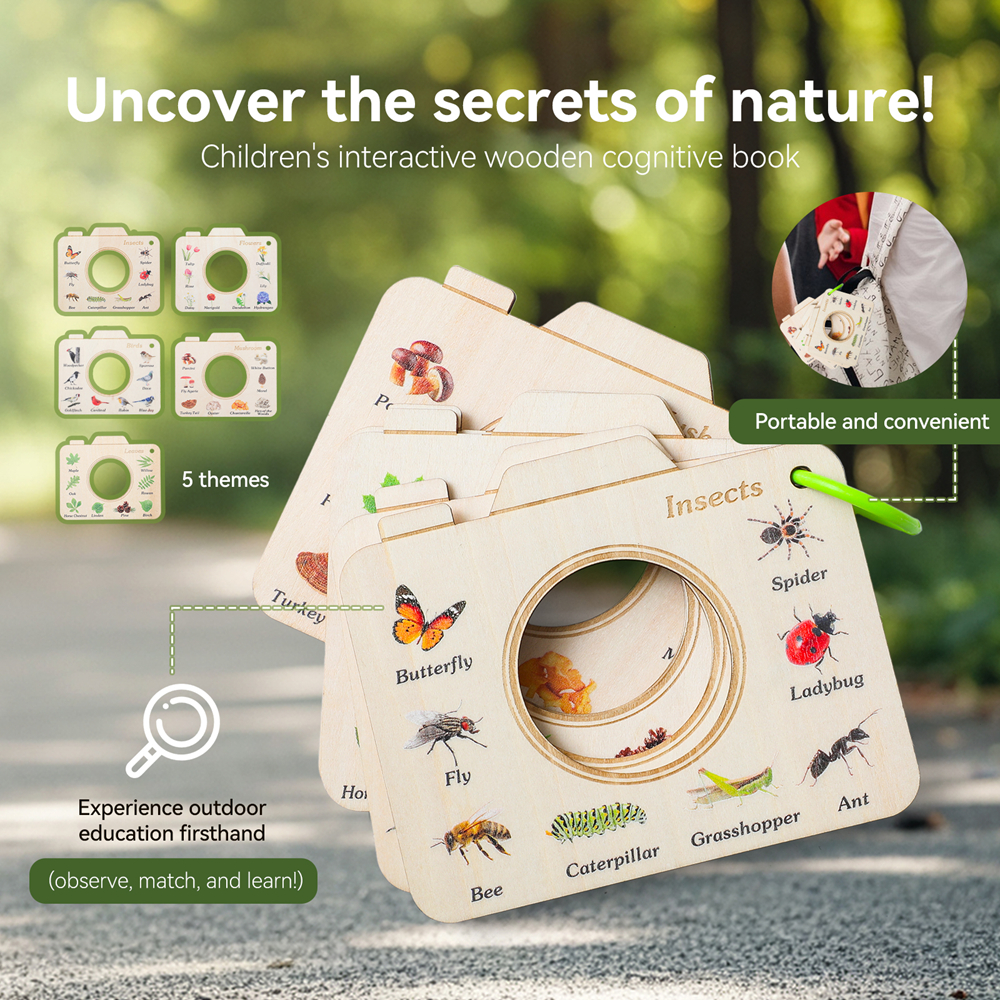Wooden Camera Shape Nature Cog – Kids Outdoor Kit Bewertung und Preis