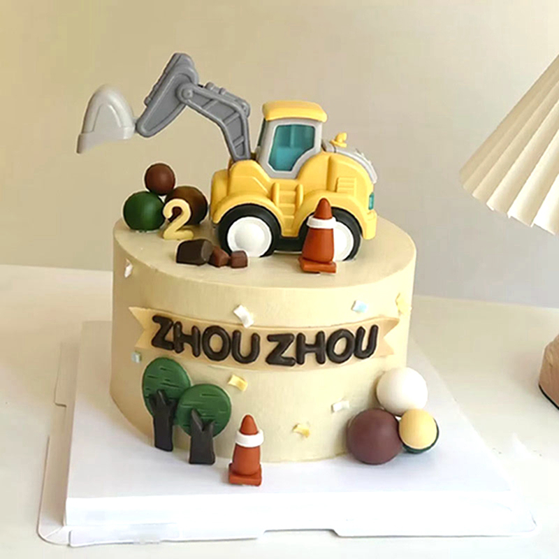 Construction Cake Toppers Birt – Kids Outdoor Excavator Bewertung und Preis