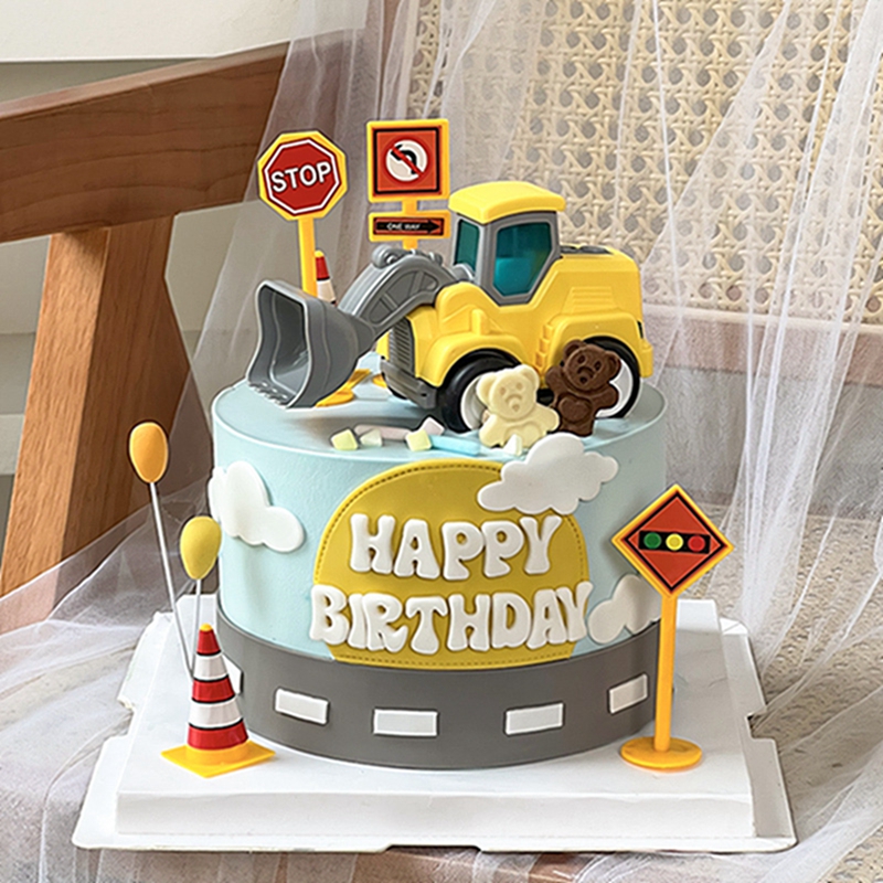 Construction Cake Toppers Birt – Kids Outdoor Excavator Bewertung und Preis
