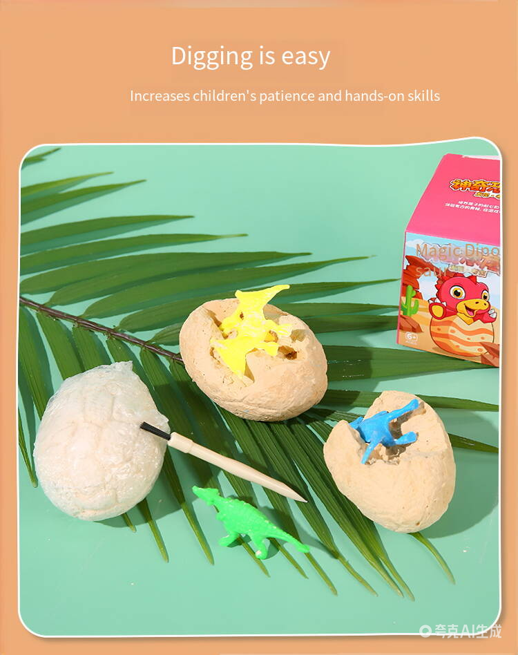 1/3/5pcs Educational Dinosaur  – Kids Outdoor Excavator Bewertung und Preis