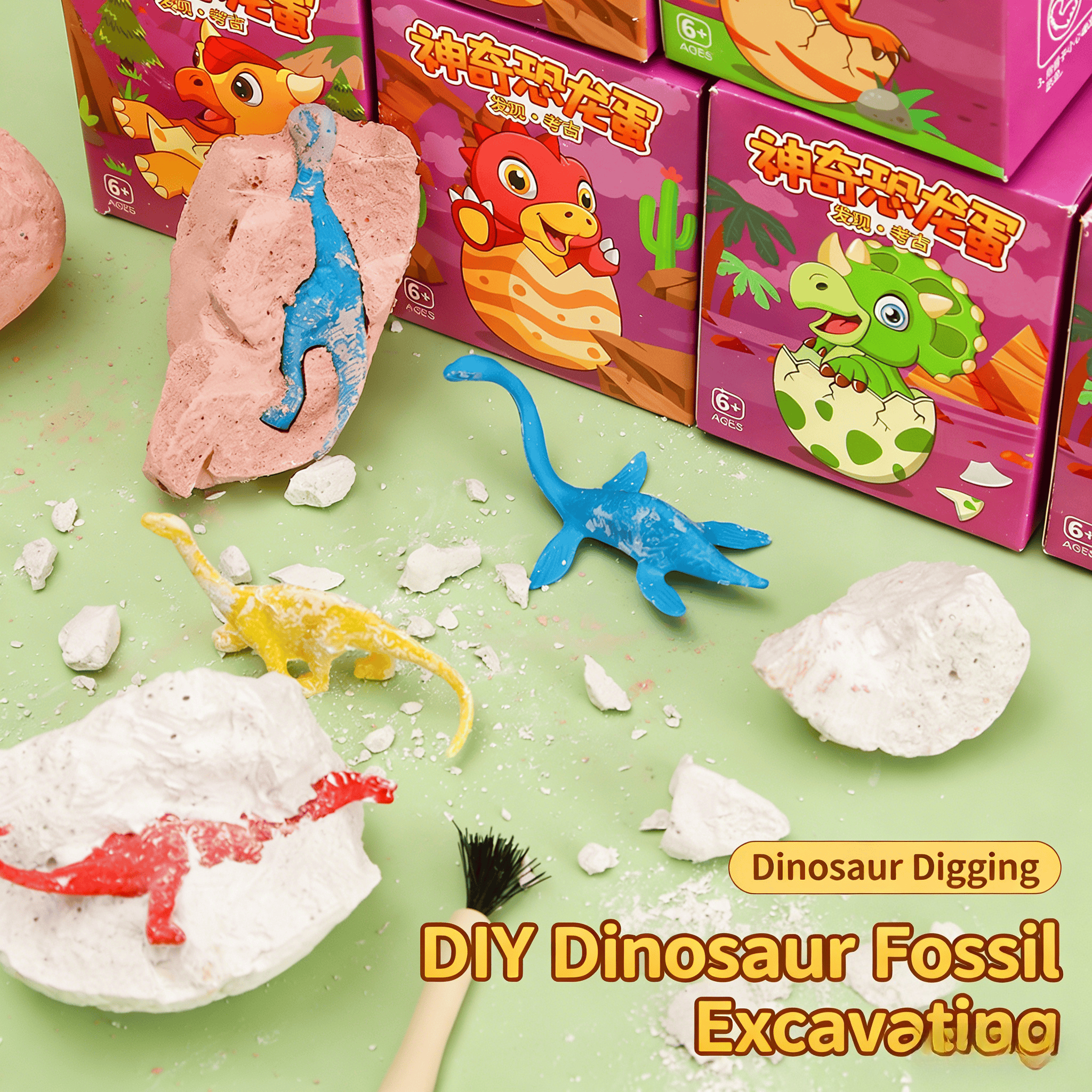 1/3/5pcs Educational Dinosaur  – Kids Outdoor Excavator Bewertung und Preis