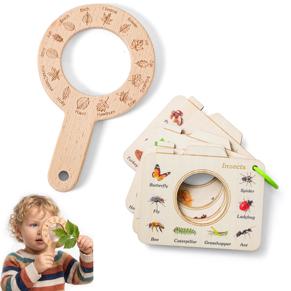 Wooden Magnifying Glass and Ca – Kids Outdoor Kit Bewertung und Preis
