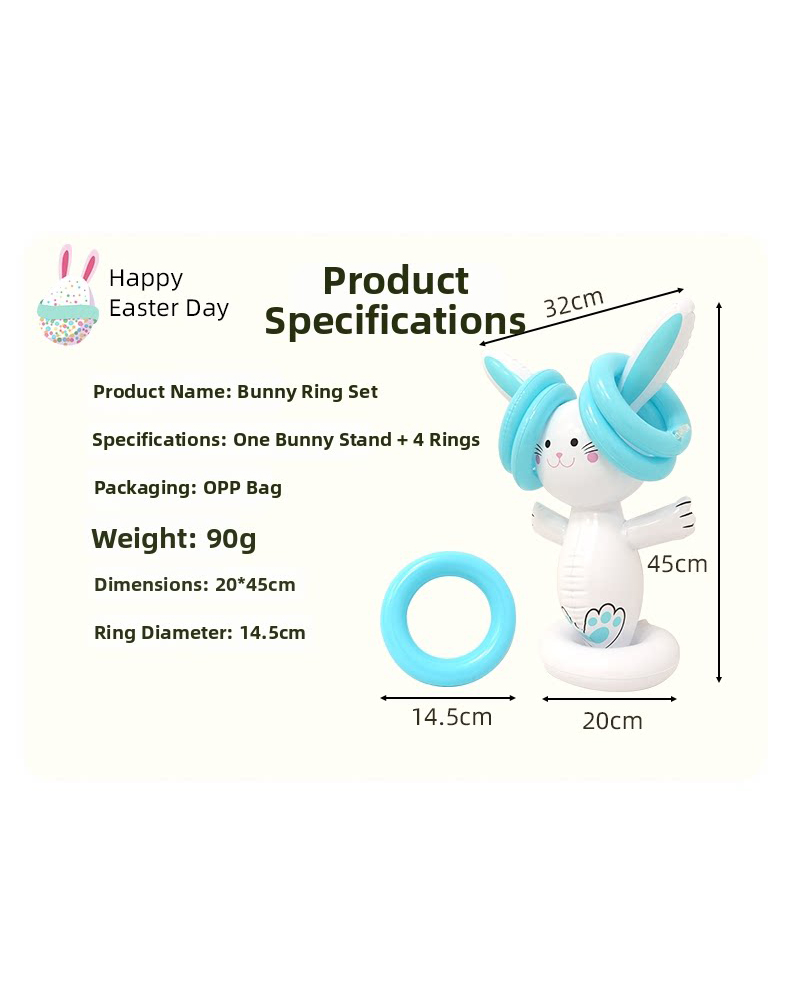Easter Inflatable Bunny Ring T – Kids Outdoor Kit Bewertung und Preis