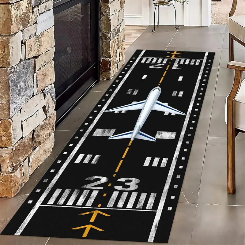 VIKAMA Airplane Runway Print R – Kids Outdoor Mat Waterproof Bewertung und Preis