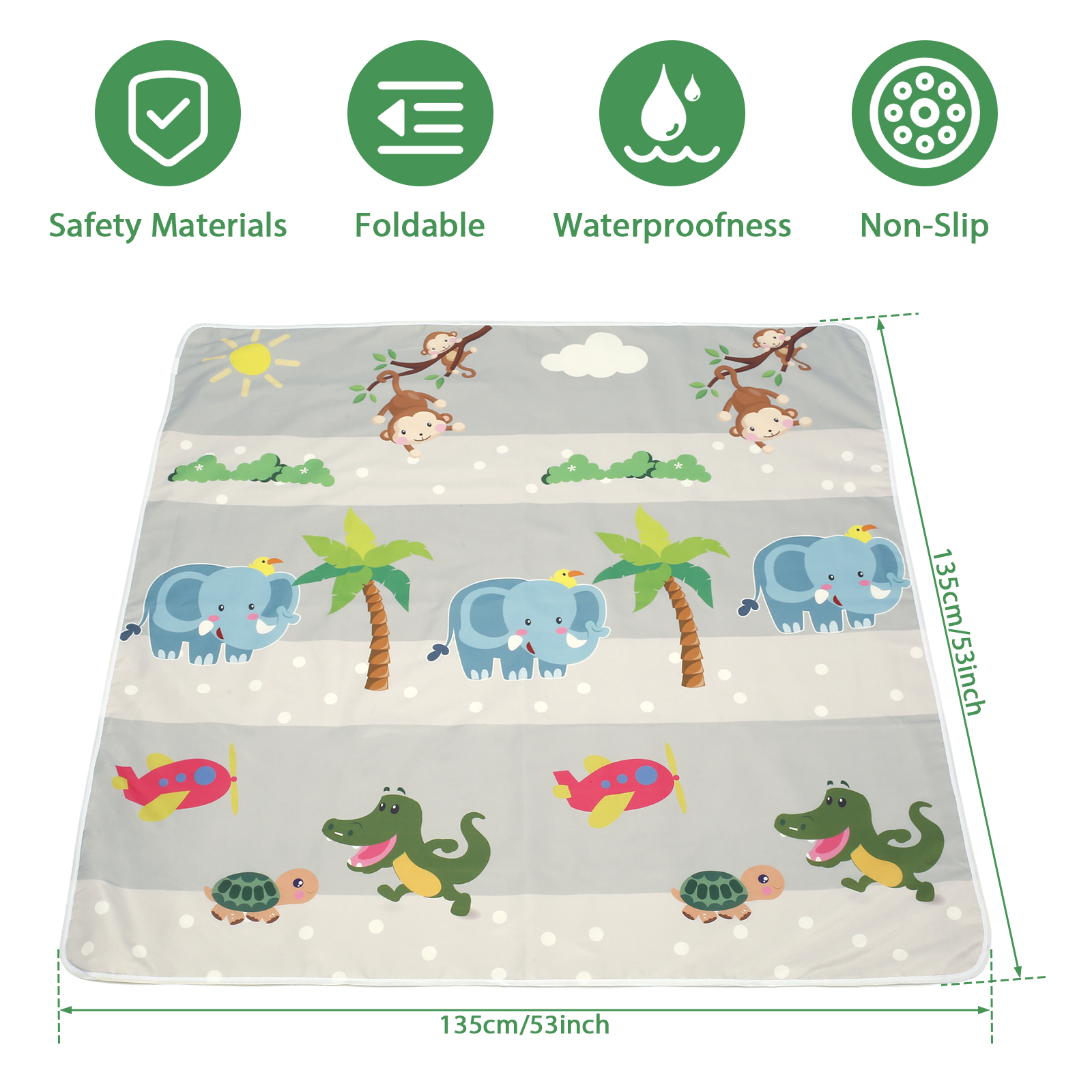 Baby Splat Mat for Under High  – Kids Outdoor Mat Waterproof Bewertung und Preis