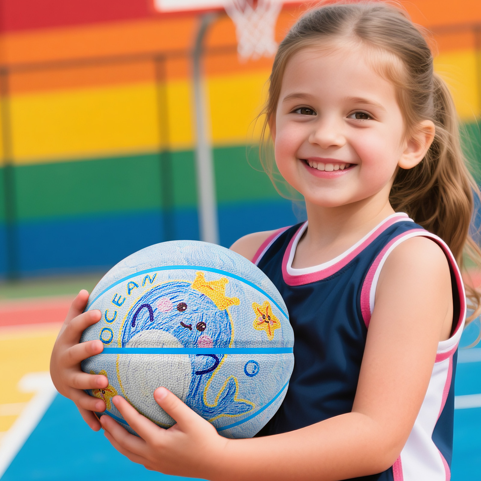 Kuangmi Whale Children's Baske – Kids Outdoor Basketball Bewertung und Preis