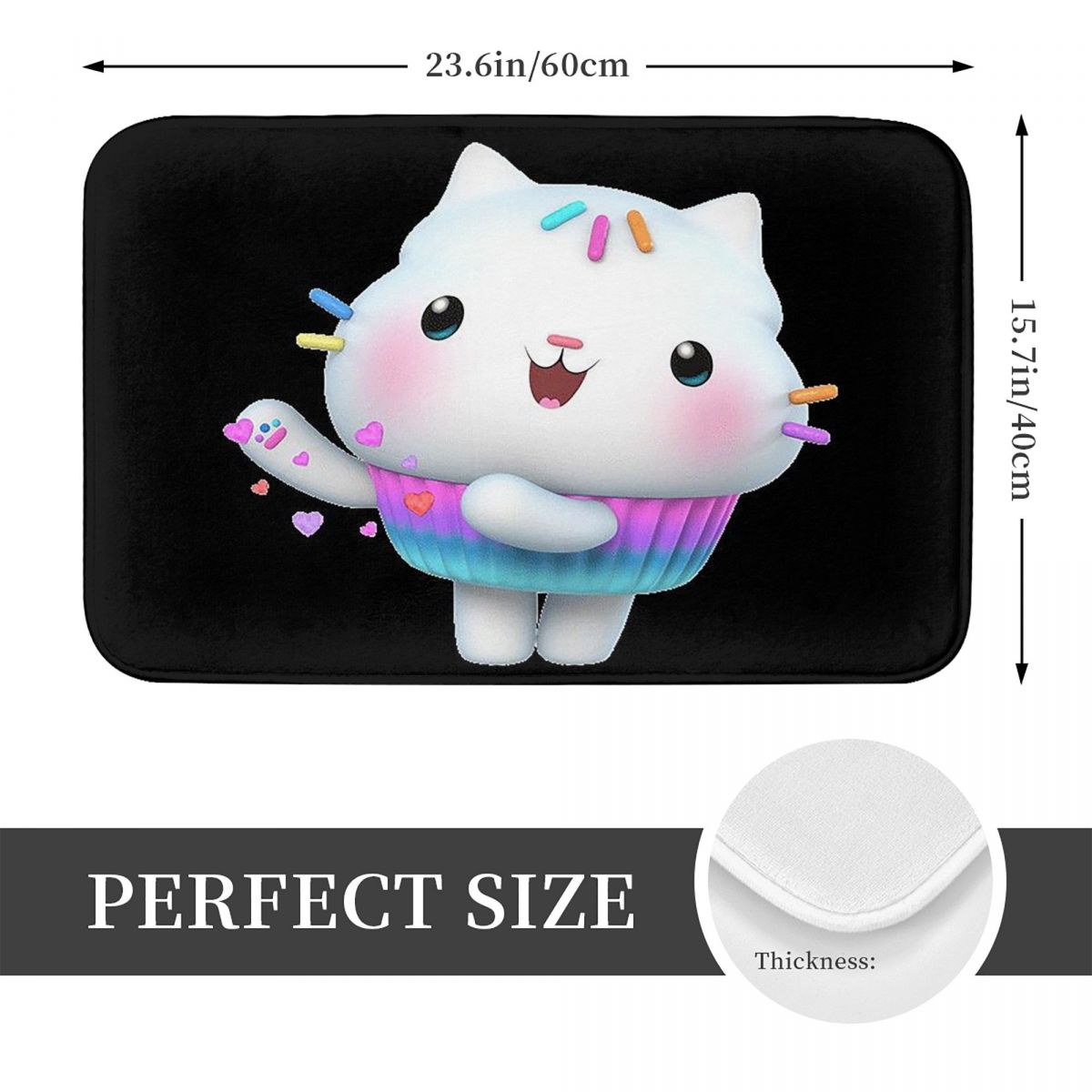 Gabbys Dollhouse Cartoon Gabby – Kids Outdoor Mat Waterproof Bewertung und Preis