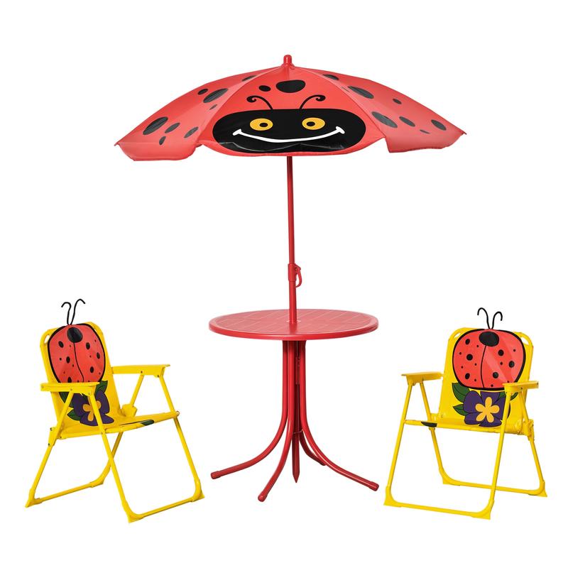 Outsunny Kids Table and Chair  – Kids Outdoor Umbrella Chair Bewertung und Preis