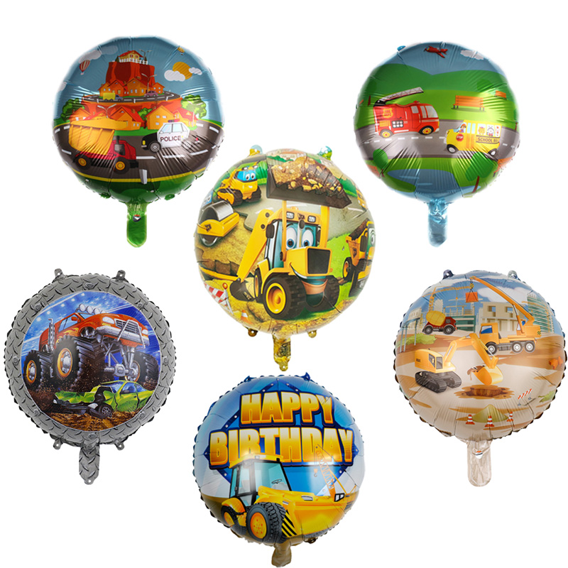 10pcs 18inch Cartoon car engin – Kids Outdoor Excavator Bewertung und Preis