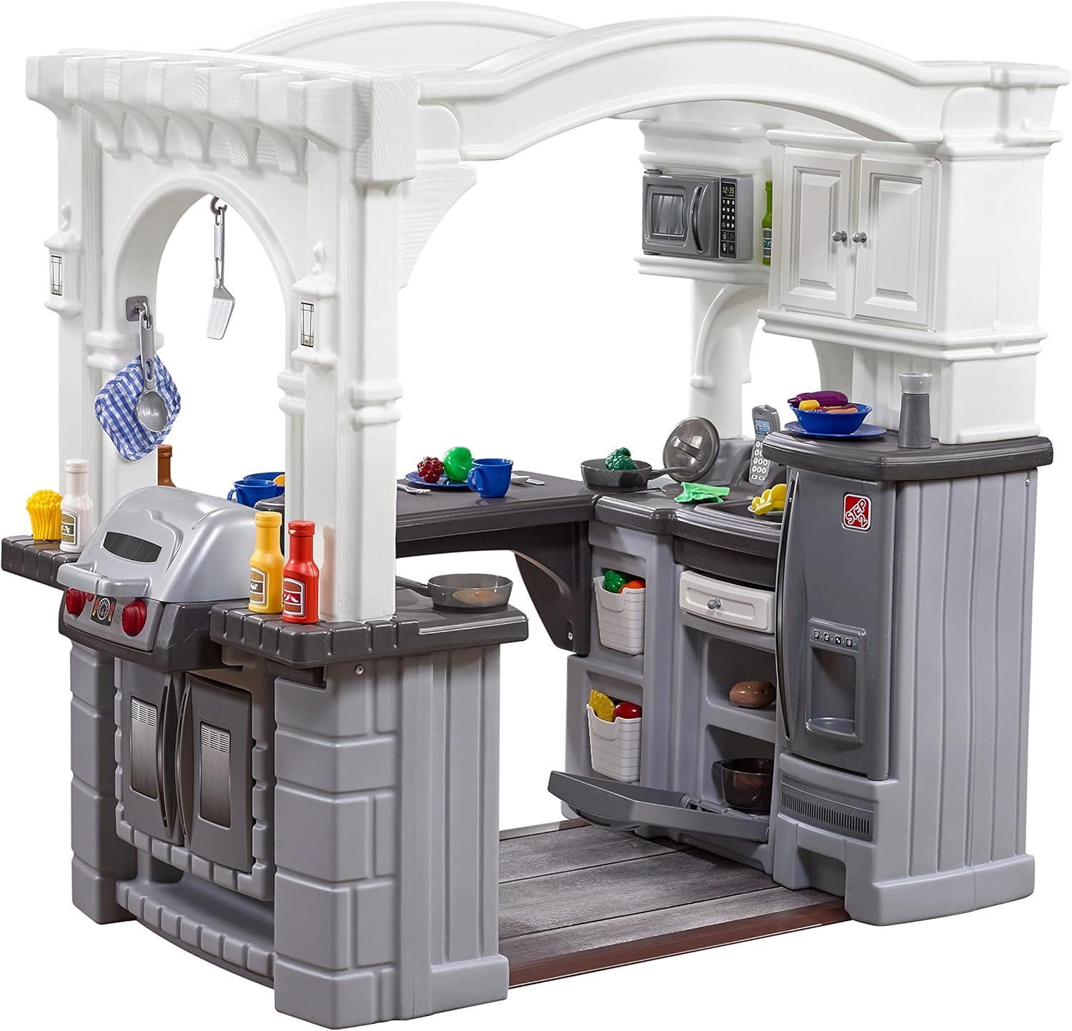 Grand Walk-in Kitchen & Grill  – Kids Outdoor House With Kitchen Bewertung und Preis