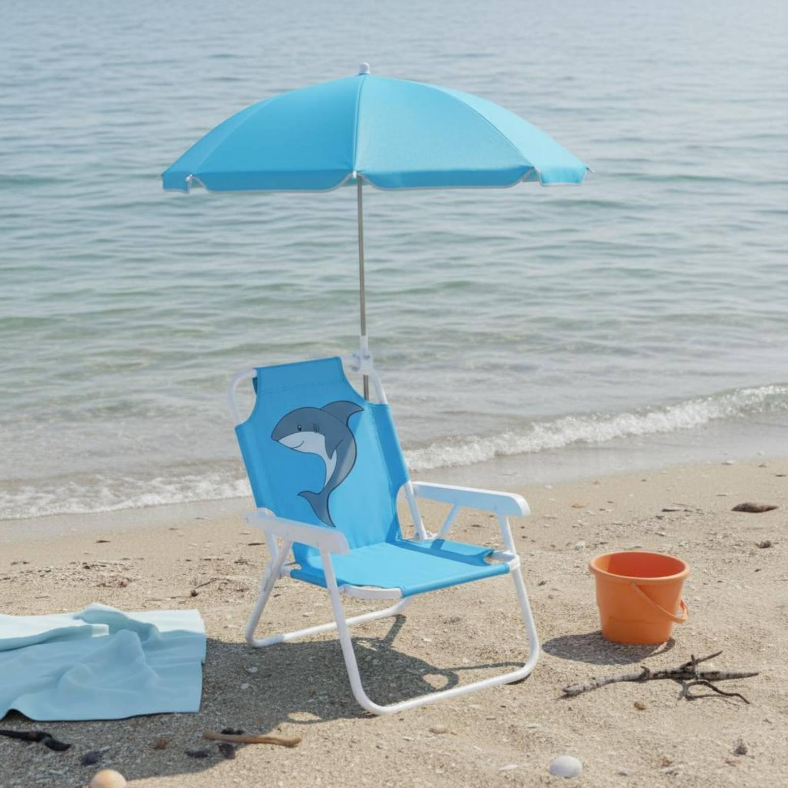 Children's Portable Chair with – Kids Outdoor Umbrella Chair Bewertung und Preis